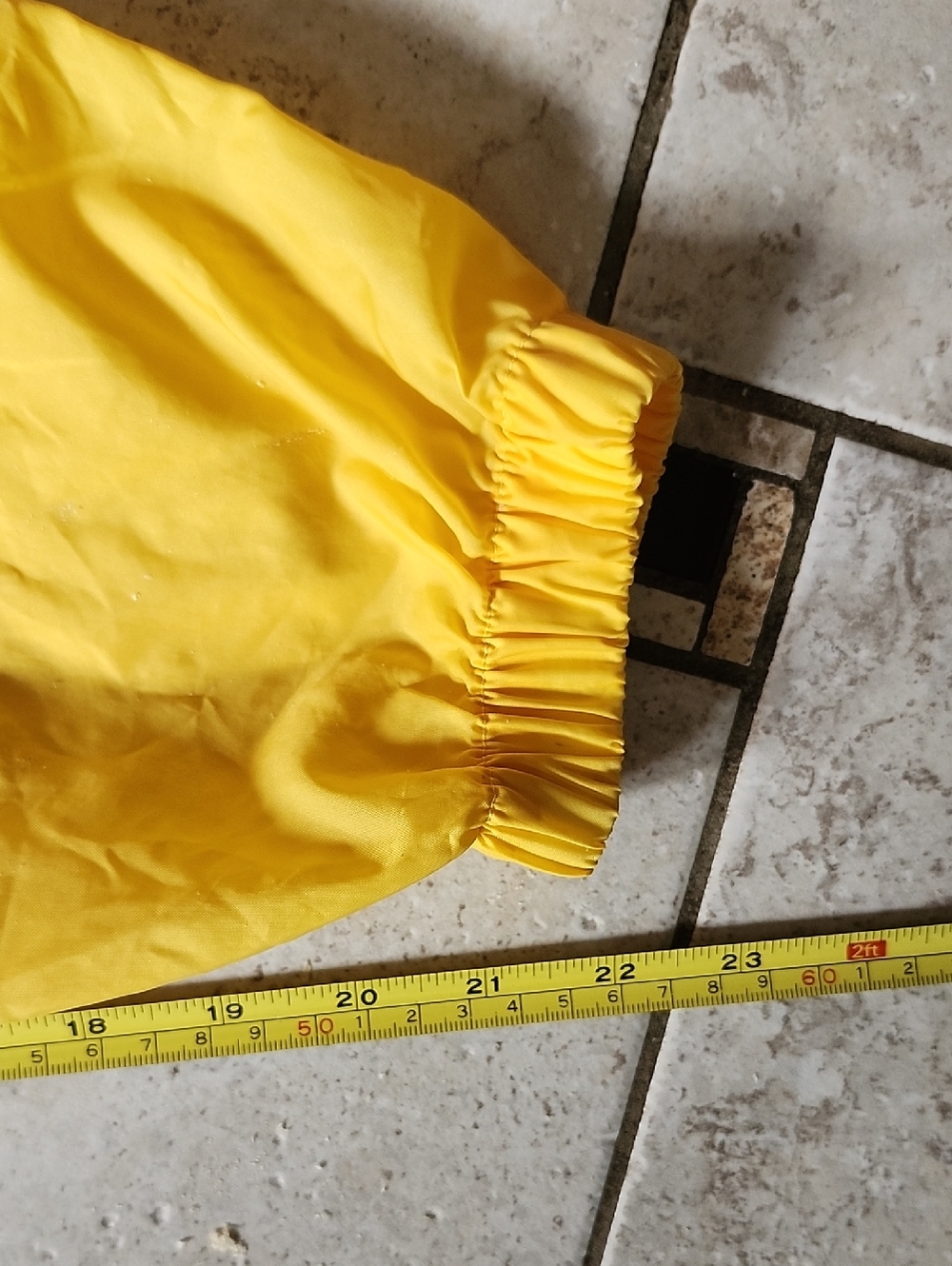 Vtg Helly Hanson Yellow Hooded Packable Windbreaker Jacket Mens Large - Picture 14 of 16